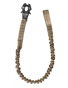 WARRIOR PERSONAL RETENTION LANYARD WITH FROG CLIP - COYOTE TAN