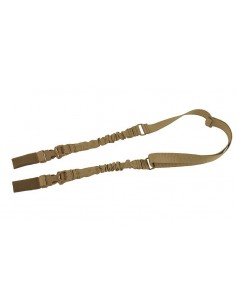 CS HEAVY DUTY 2-POINT/1-POINT BUNGEE SLING - COYOTE