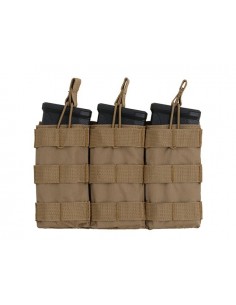8FIELDS MODULAR OPEN TOP TRIPLE MAG POUCH FOR 5.56 - TAN