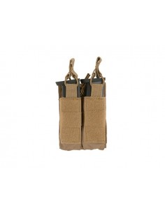 8FIELDS OPEN TOP DOUBLE PISTOL MAG POUCH COYOTE